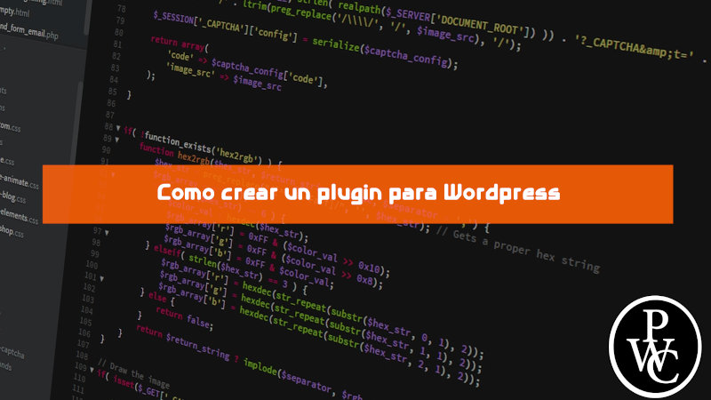 Crear un plugin de Wordpress